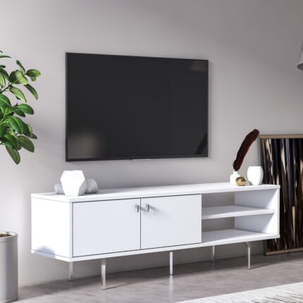 Ruum Store  Kros Tv Ünitesi Opak Beyaz - Görsel 2