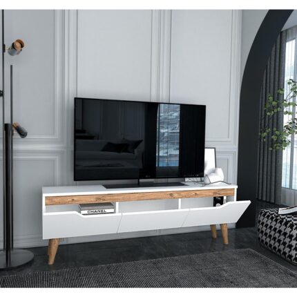 Ankara Mobilya Mana 160 cm Beyaz Tv Ünitesi - Görsel 3
