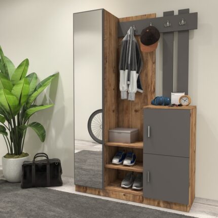 Robin Home Lenka Vestiyer Portmanto Ayakkabılık - Görsel 2