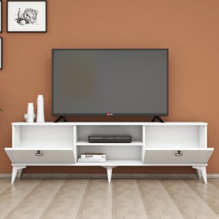 Ferniso Mobilya 160 cm Tv Ünitesi Full Beyaz - Görsel 3