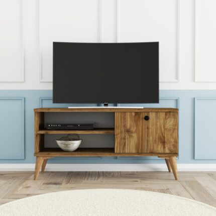 Mezza Retro Tv Ünitesi 90 Cm Amalfi 1550 - Görsel 2