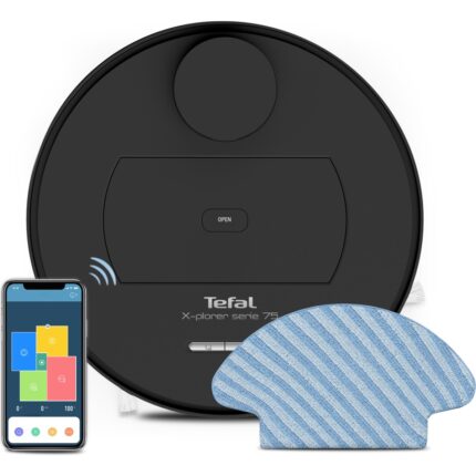 Tefal RG7675 X-Plorer Serie 75 Mop Özellikli Akıllı Robot Süpürge Evcil Hayvan Dostu - 2211400962