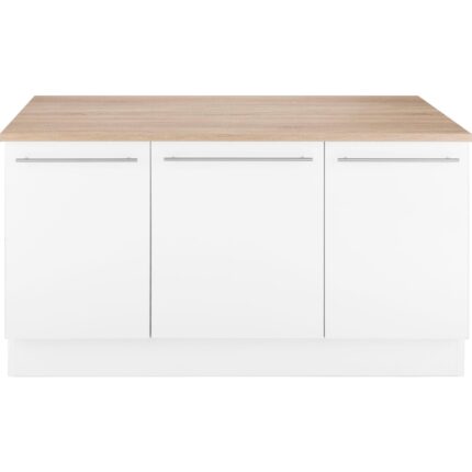 T Designo MDF Suntalam Mutfak Dolabı 150x40x85 cm Tezgahlı Modern Depolama ve Hazırlık Ünitesi