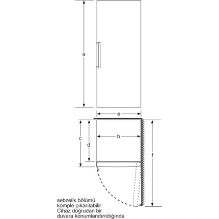 Profilo DF1033WEVV 231 Lt Derin Dondurucu Beyaz - Görsel 3