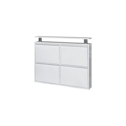 Kaser Beyaz 2+2 Metal Ayakkabılık - Görsel 3