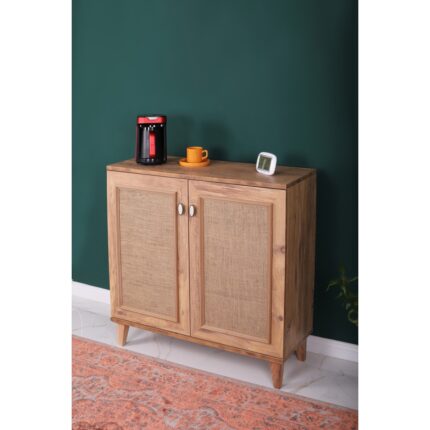MBK Ahşap Çok Amaçlı Mutfak Dolabı MDF Malzemeden Klasik Tasarım 90x90x35 cm İki Kapaklı - Görsel 2