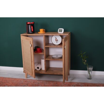 MBK Ahşap Çok Amaçlı Mutfak Dolabı MDF Malzemeden Klasik Tasarım 90x90x35 cm İki Kapaklı - Görsel 3