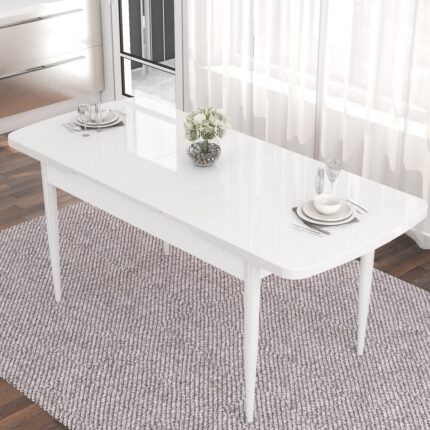 Canisa Concept Aya Serisi  80 x 132 cm Açılabilir Yemek Masası - Görsel 2