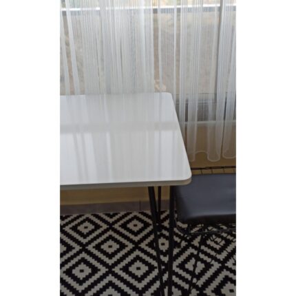 Bambeds Mobilya 60X90 Beyaz Masa Balkon Masası Ders Calısma Masası - Görsel 3