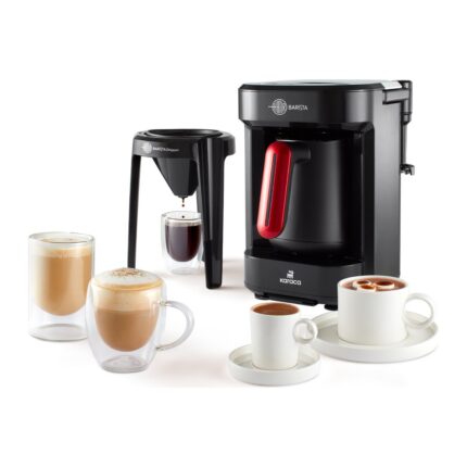 Karaca Hatır Barista Cappuccino ve Türk Kahve Makinesi İmperial Red