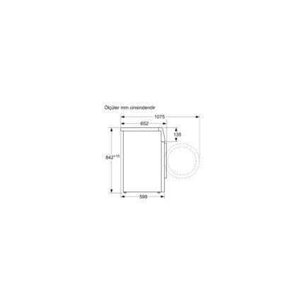 Profilo KM9610CTR  9 kg A++ Isı Pompalı Kurutma Makinası - Görsel 3