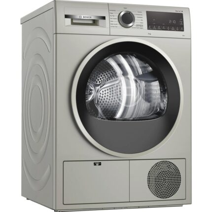 Bosch 9 Kg A++ Enerji Sınıfı Isı Pompalı Kurutma Makinesi - Dijital Kontrol Paneli, Inox Renk, 64 dB Sessiz Çalışma