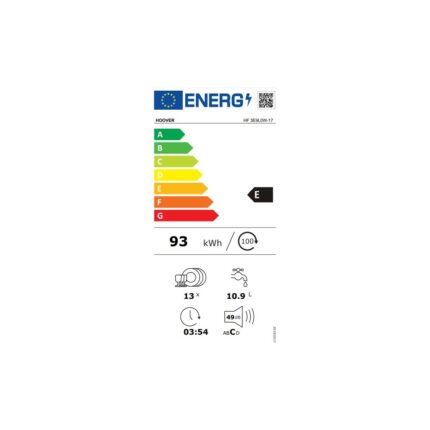 Hoover HF 3E9L0W-17 5 Programlı Wi-Fi  Bağlantılı Bulaşık Makinesi - Görsel 4