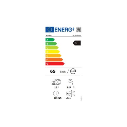 Hoover HF 5B2S1PX-17 10 Programlı Wi-Fi  Bağlantılı Bulaşık Makinesi - Görsel 5