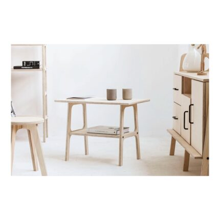 Zeo Wood Design Doğal Ahşap Orta Sehpa - Görsel 4
