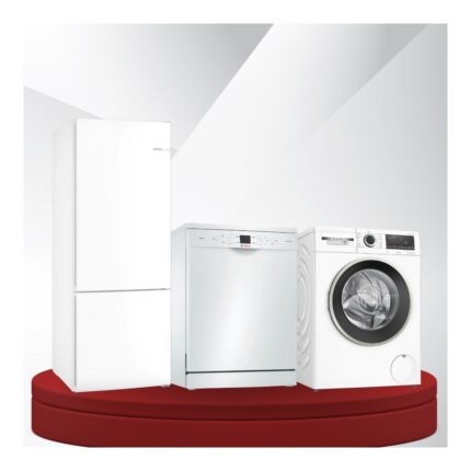 Bosch KGN55VWF1N SMS44DW01T WAN24200TR Beyaz Eşya Paketi