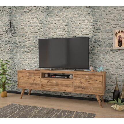 Ankara Mobilya Penta Atlantik Çam 160 cm Tv Sehpası - Görsel 2
