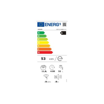 Hoover HWP 211AMBC/1-17 11 kg Wi-Fi  Bağlantılı 1200 Devir Çamaşır Makinesi - Görsel 5