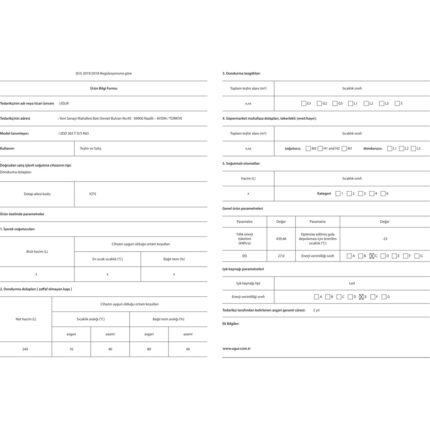 Uğur Udd 365 T D/s R63 C Enerji Sınıfı 249 Lt Sandık Tipi Derin Dondurucu - Görsel 4