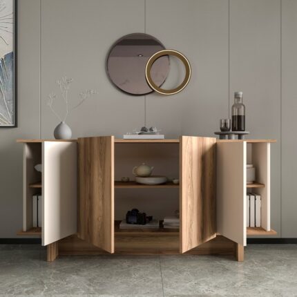Alonex Home Diana 180 cm Konsol , Ceviz- Dolunay Konsol - Görsel 4