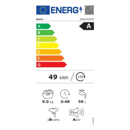Bosch WGA242Z0TR A Enerji Sınıfı 9 kg 1200 Devir Çamaşır Makinesi - Görsel 2