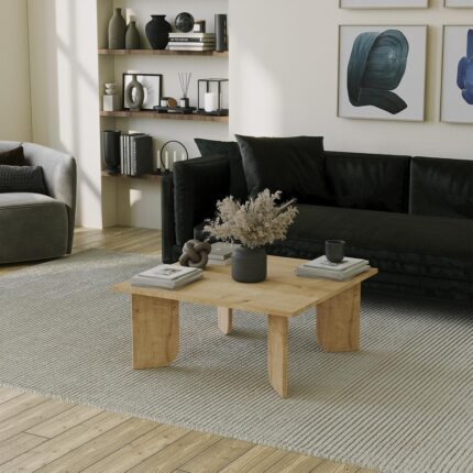 Neostill - Bilancia Sehpa/safir Meşe RENK&80X80 cm - Görsel 2