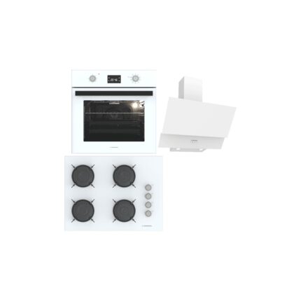 Termikel Ankastre Set (Bo O6555C W + Bh P7144C W + Ch C6532C Ww)