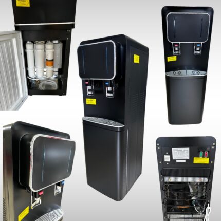 Evora Ev Tipi Ofis Tipi Sıcak Soğuk Arıtmalı Su Sebili Siyah Premium