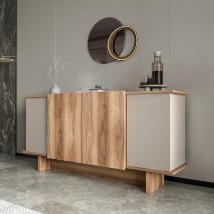 Alonex Home Diana 180 cm Konsol , Ceviz- Dolunay Konsol - Görsel 3