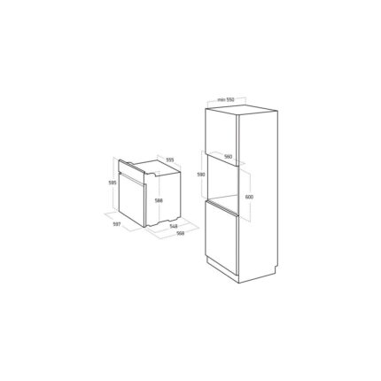 Termikel Ankastre Set (Bo O64D5C B + Bh P7144C B + Ch C6532C Bb) - Görsel 5