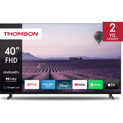 THOMSON 40FA2S13 40" 101 Ekran Uydu Alıcılı Full HD Android Smart LED TV