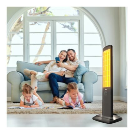 UFO Micatronic Serisi Kule Tipi 2400 W Infrared Isıtıcı – Metal Gövdeli, Kapalı ve Açık Alan Kullanımına Uygun, 111,3×37,6×40,3 cm - Görsel 5