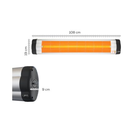 Ufo Star 2900 W Duvar Tipi Isıtıcı - Termostatlı - Görsel 5