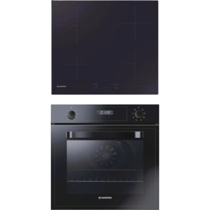 Hoover Elektrikli Turbolu Siyah Cam 2'li Ankastre Set (HH64CCB-3051B)