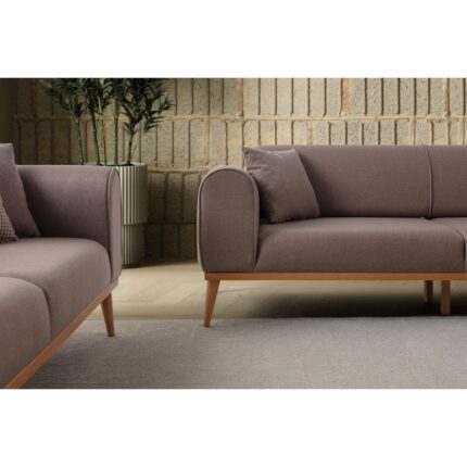 Edsy Home Rebull 3+1 Koltuk Takımı Kahverengi - Görsel 5