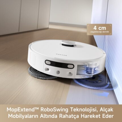 Dreame L10s Ultra Gen 2 Robot Süpürge Beyaz, 10.000Pa Emiş Gücü - Görsel 2