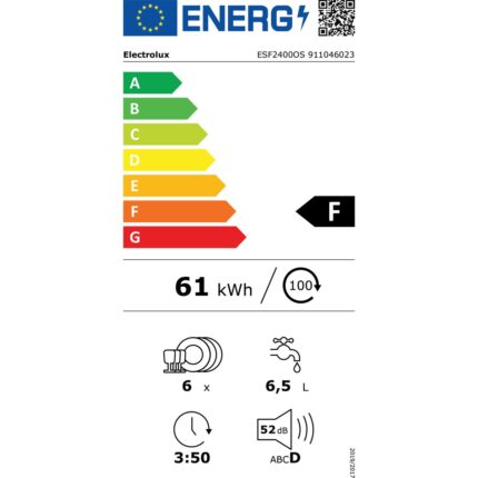Electrolux ESF2400OS 6 Programlı Tezgâh Üstü Bulaşık Makinesi - Görsel 4