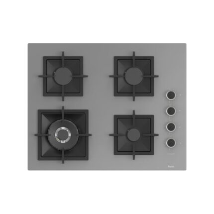 Ferre Flameart Sc Serisi Gri Set (SC408-WFA + QXE62CPR +D082 ) - 65 Cm'lik Kare Döküm Izgara-Wok - Görsel 2