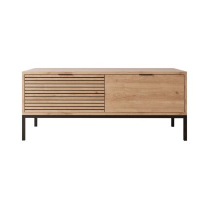 Bimossa B0060 120 cm Alya TV Sehpası 50'' TV Uyumlu Metal Ayaklı Modern Depolamalı Tv Ünitesi - Görsel 5