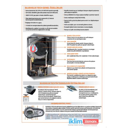 Ferroli Bluehelix Tech 25/27 Kw (22.000 Kcal) Tam Yoğuşmalı Kombi - Görsel 4
