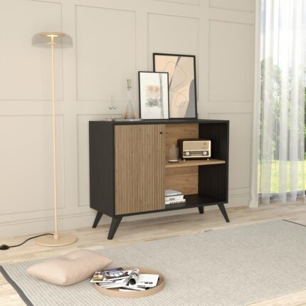 Bimossa H1130 Lisa Konsol Siyah-Sepet 100 cm - Görsel 3