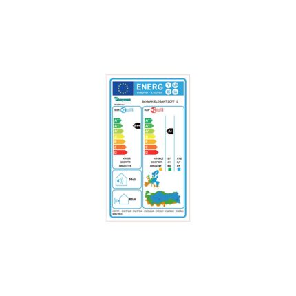 Baymak Elegant Soft 12 A++ 12000 BTU Duvar Tipi Inverter Klima (Montaj Dahil) - Görsel 5
