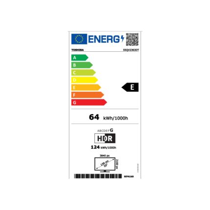 Toshiba 55QV2363DT 55'' 139 Ekran Uydu Alıcılı 4K Ultra HD Smart QLED TV - Görsel 2
