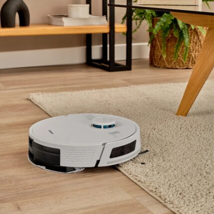 Homend Alex Laser 1291H Moplu ve Haritalamalı 5 Kpa  Robot Süpürge Beyaz 2025 - Görsel 4