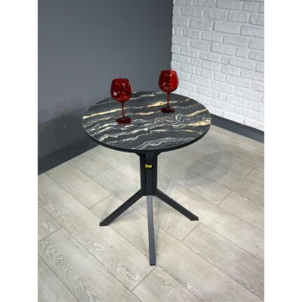 Hey Modüler Mobilya Ikra Yuvarlak Balkon Masası Mutfak Yemek Masası 60 cm - Görsel 2