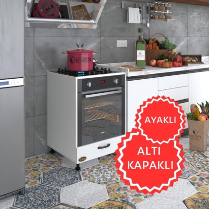 Kenz Life Kenzlife ankastre modülü kabini radon byz fırın ocak dolabı kapaklı ayaklı