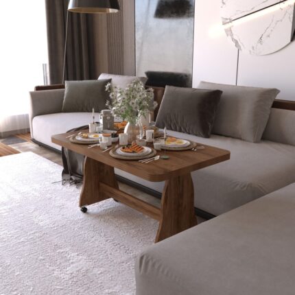 Akte Home Tekerlekli Orta Sehpa Amalfi - Görsel 2