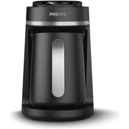 Philips HDA150/61 5000 Serisi Türk Kahvesi Makinesi, Közde Türk Kahvesi Pişirme Fonksiyonu, Kullanımı Kolay Dokunmatik Tuşlar Siyah & Metal,