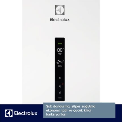 Electrolux LNT7MD58W Twintech No-Frost 588 Lt 84 cm Alttan Donduruculu Buzdolabı D Enerji Sınıfı Beyaz - Görsel 4