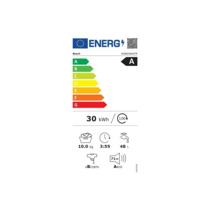 Bosch WGB254ASTR 10 kg 1400 Devir Serie 8 Gri Çamaşır Makinesi - Görsel 5